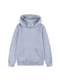 Kids' Soft Brushed Fleece Casual Basic Pullover Hooded Sweatshirt Hoodie for Boys or Girls 4-12 Years