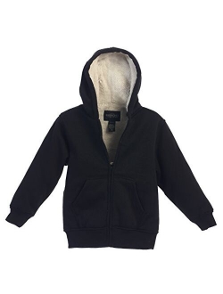 Boys Zip Up Fleece Hoodie Jacket