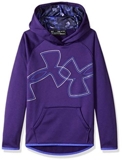 Girls Armour Fleece Dl Logo Hoodie