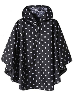 Lightweight Kids Rain Poncho Jacket Waterproof Outwear Rain Coat