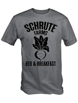 6TN Mens Schrute Farms Bed & Breakfast Beets Funny T-Shirt