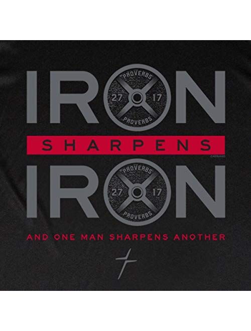 Kerusso Men's Iron Sharpens Iron T-Shirt - Black -