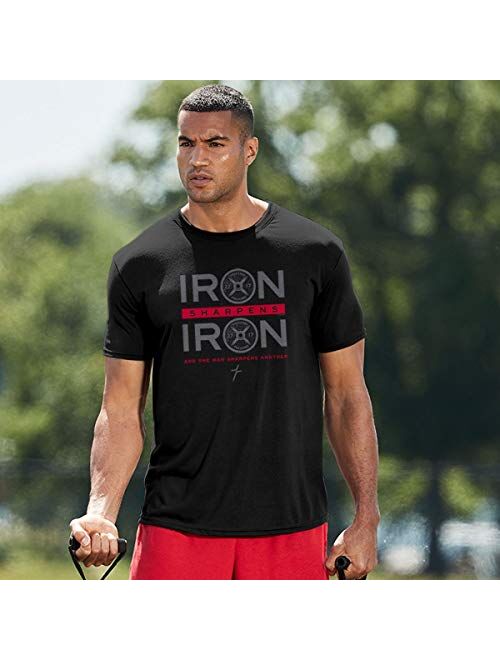 Kerusso Men's Iron Sharpens Iron T-Shirt - Black -