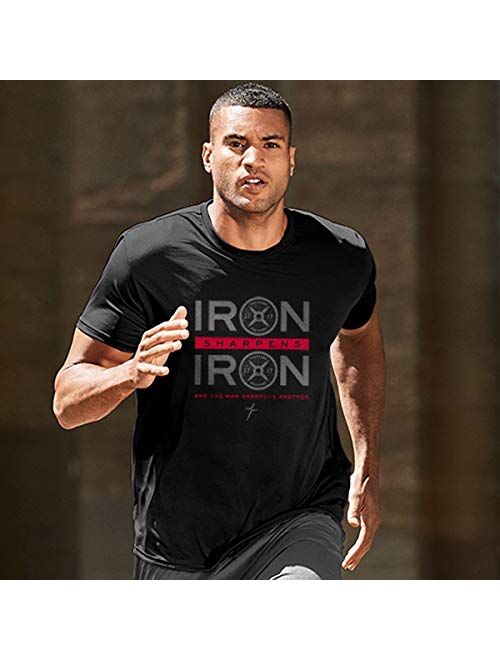 Kerusso Men's Iron Sharpens Iron T-Shirt - Black -