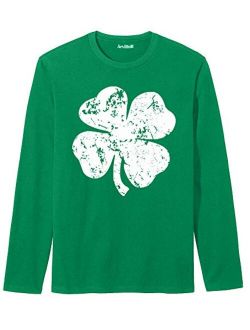 Arvilhill Men's St Patrick's Day Green Long Sleeve Shirt