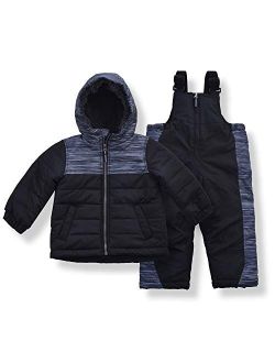 Arctic Quest Infant & Toddler Boys Ski Jacket and Snowbib Snowsuit Set