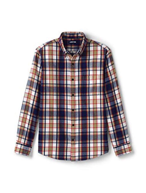 Lands' End Traditional Fit Flagship Flannel Shirt