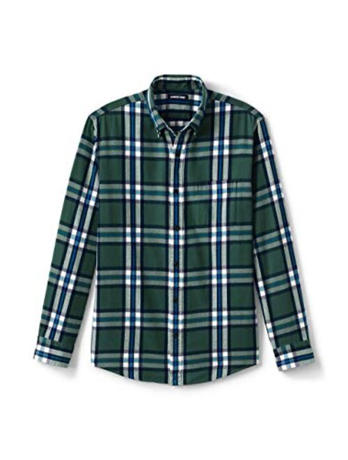 Lands' End Traditional Fit Flagship Flannel Shirt