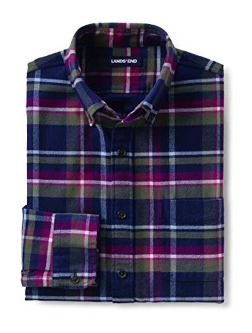 Lands' End Traditional Fit Flagship Flannel Shirt