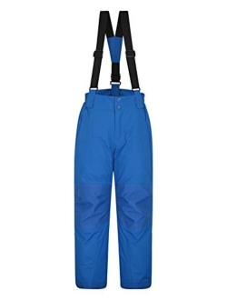 Mountain Warehouse Raptor Kids Snow Ski Pants - Detachable Suspenders