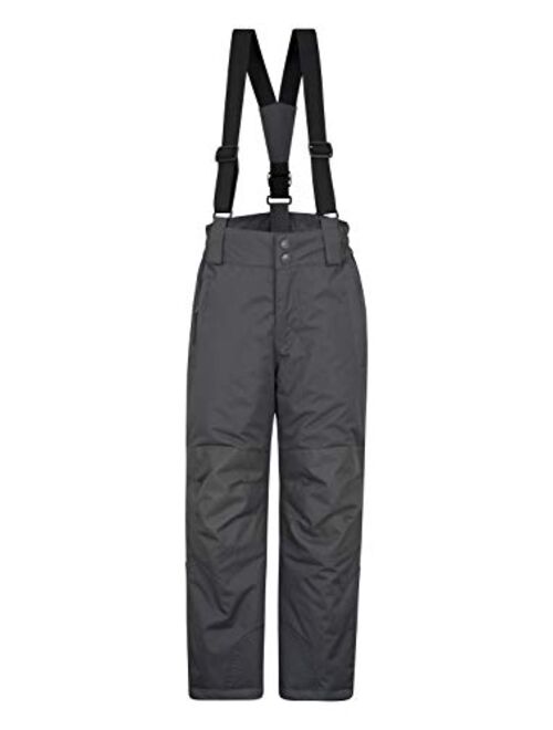 Mountain Warehouse Raptor Kids Snow Ski Pants - Detachable Suspenders