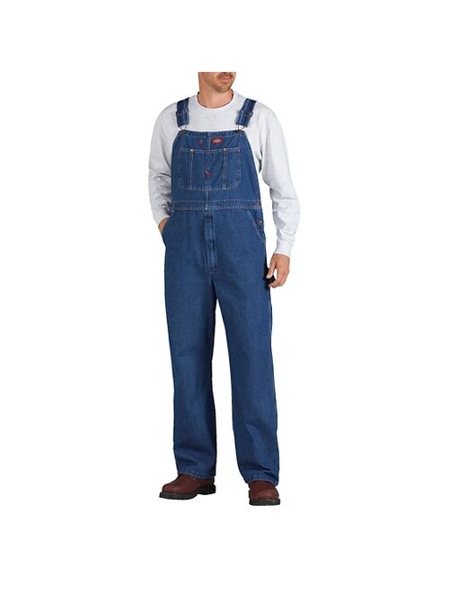 Dickies Men's Stonewashed Denim Bib Overall