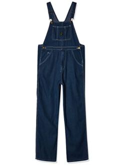 Ripped Pocket Front Denim Overall