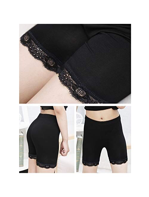 BOOPH Lace Bike Short Girls Dance Undershorts Underwear for Play or Underdress