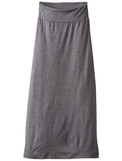 Girl's 7-16 Solid Maxi Skirt