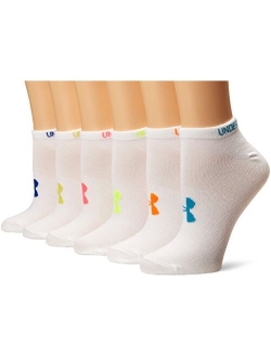 Youth Essential No Show Socks, 6-Pairs