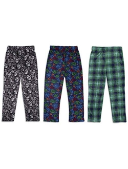 Sleep On It 3-Pack Boys Pajama Pants | Soft Kids Pajama Pants (3 Pack)