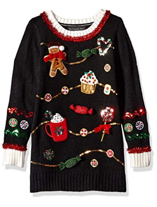 Blizzard Bay Girls Ugly Chrismas Sweater Tunic