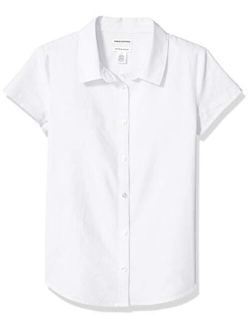 Girl's Short Sleeve Uniform Oxford Shirt