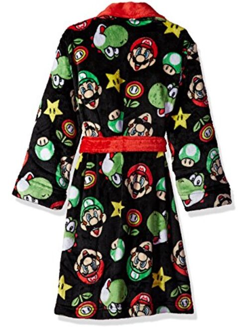 Komar Kids Boys' Big Mario Robe