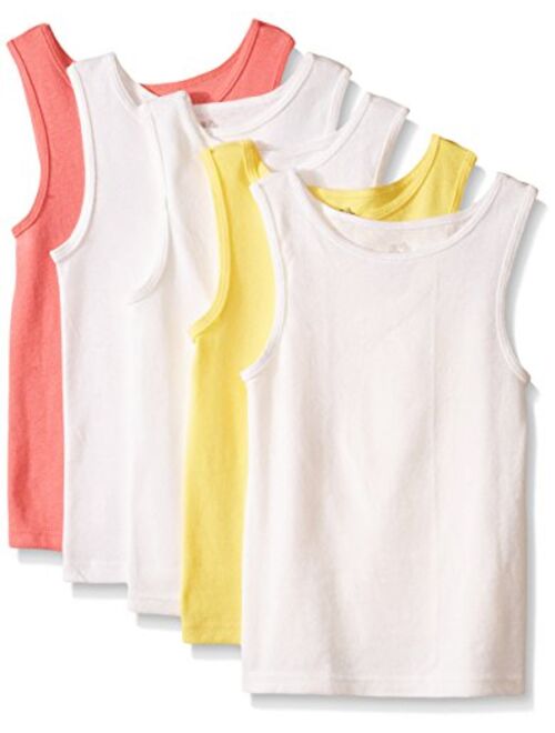 Fruit of the Loom Little Girls' Tank Top (Pack of 5)