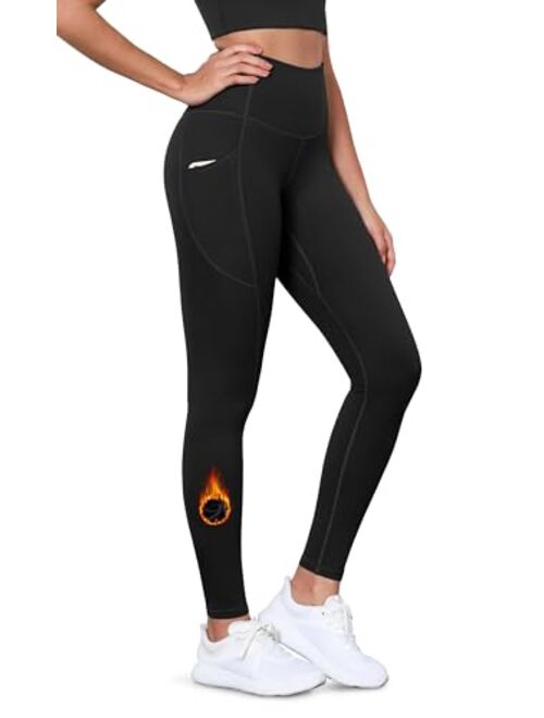 ODODOS Out Pocket High Waist Yoga Pants Pocket Workout Yoga Pant