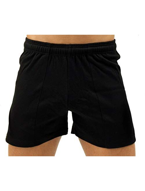 LOBBO French Terry Men's Workout Short Gym Shorts