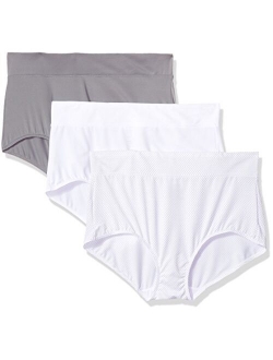 Blissful Benefits by Warner's Women's No Muffin Top Brief 3-Pack