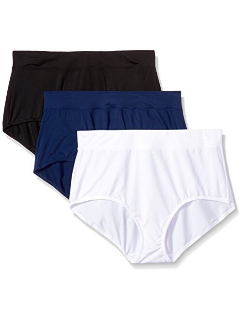 Blissful Benefits by Warner's Women's No Muffin Top Brief 3-Pack