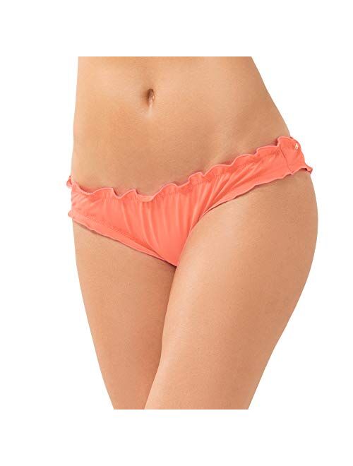 Smart & Sexy Women's Swim Secret Ruffled and Ruched Back Bikini Bottom