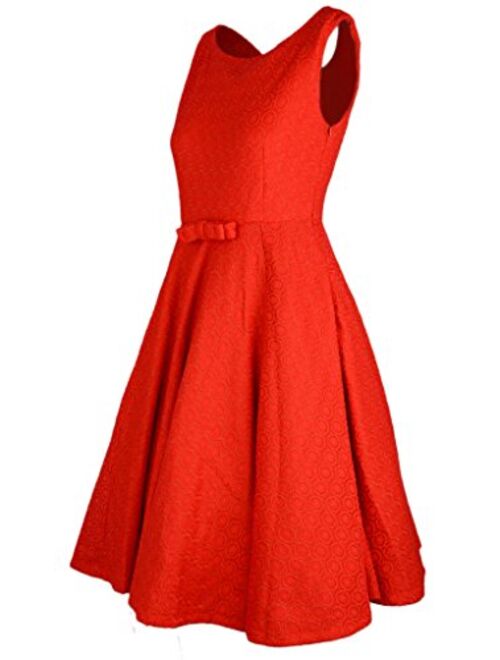 Eyekepper Women's Classy Vintage Audrey Hepburn 1950's Evening Dress