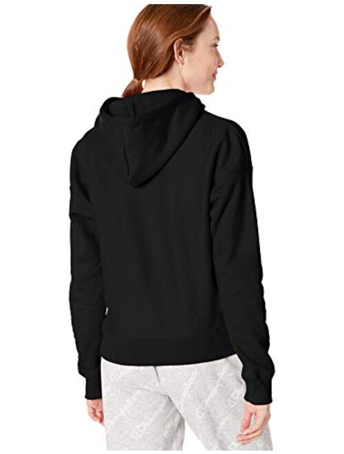 Champion LIFE Women's Reverse Weave Po Hood-3 Color Script