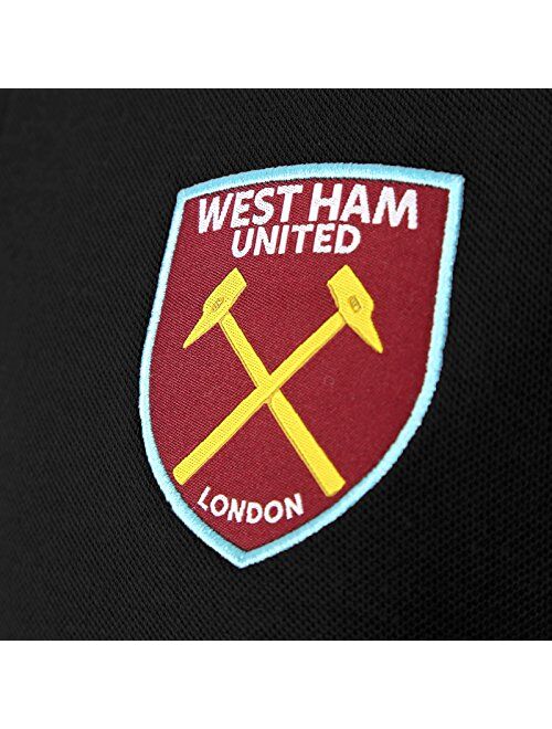 West Ham United Football Club Official Soccer Gift Mens Crest Polo Shirt