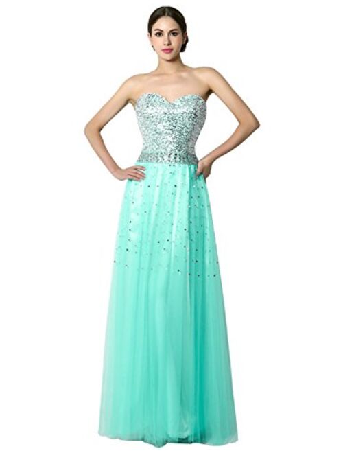 Sarahbridal Juniors Sweetheart Bridesmaid Dresses Chiffon Long Prom Evening Gown Pleated