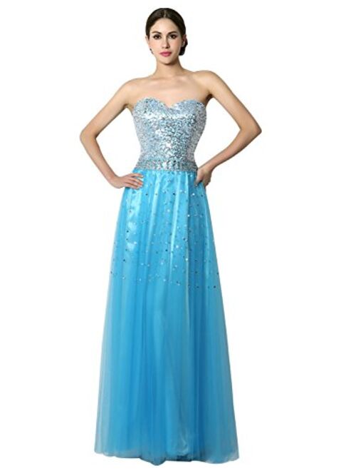 Sarahbridal Juniors Sweetheart Bridesmaid Dresses Chiffon Long Prom Evening Gown Pleated