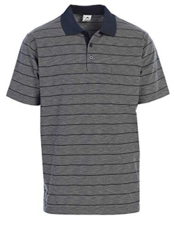 Mens Regular Fit Striped Short Sleeve Polo Shirt with Pocket