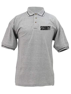 First Class Poly Cotton Tactical Security Polo Shirt with Woven Security Sleeves and Collars