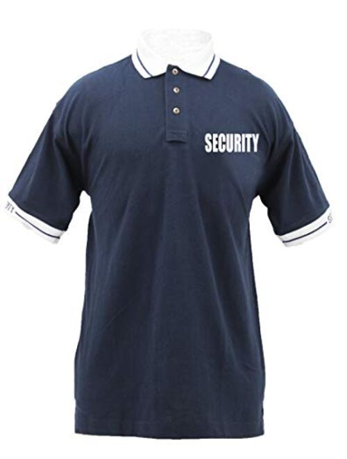 First Class Poly Cotton Tactical Security Polo Shirt with Woven Security Sleeves and Collars