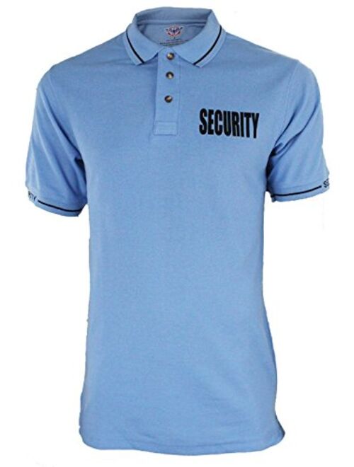 First Class Poly Cotton Tactical Security Polo Shirt with Woven Security Sleeves and Collars