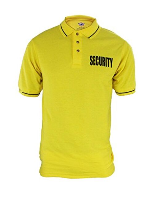 First Class Poly Cotton Tactical Security Polo Shirt with Woven Security Sleeves and Collars