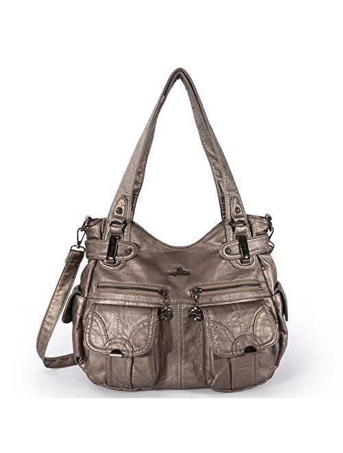 Angel Kiss Angelkiss Women Top Handle Satchel Handbags Purse Shoulder Bag