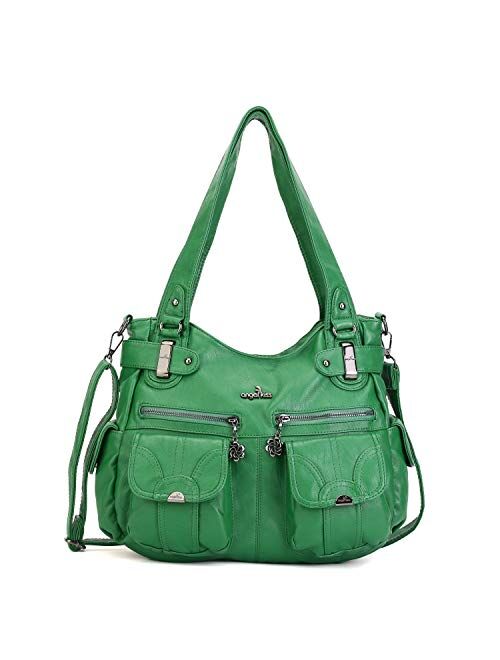 Angel Kiss Angelkiss Women Top Handle Satchel Handbags Purse Shoulder Bag