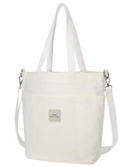 Canvas Women Shoulder Bag Casual Tote Bag Top Handle Bag Cross-body Handbags