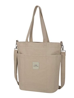 Canvas Women Shoulder Bag Casual Tote Bag Top Handle Bag Cross-body Handbags