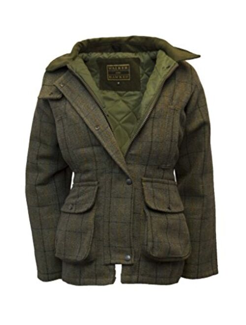 Walker and Hawkes Women's Derby Tweed Shooting Country Jacket