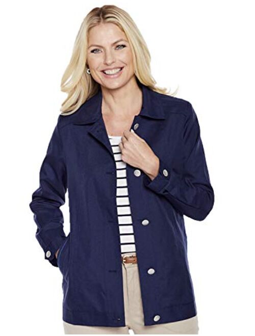 Chums Ladies Womens Blouson Style Lightweight Jacket Coat with Piping