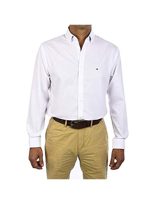 Tommy Hilfiger Slim Fit Non Iron Oxford Solid Dress Shirt