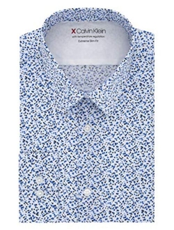 Men's Dress Shirt Xtreme Slim Fit-Thermal Stretch Print