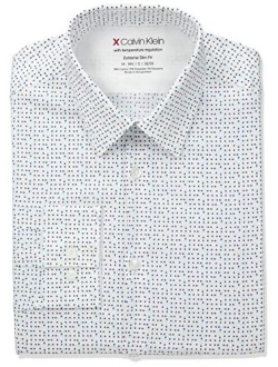 Men's Dress Shirt Xtreme Slim Fit-Thermal Stretch Print