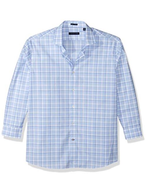 Tommy Hilfiger Men's Dress Shirt Regular Fit Non Iron Check